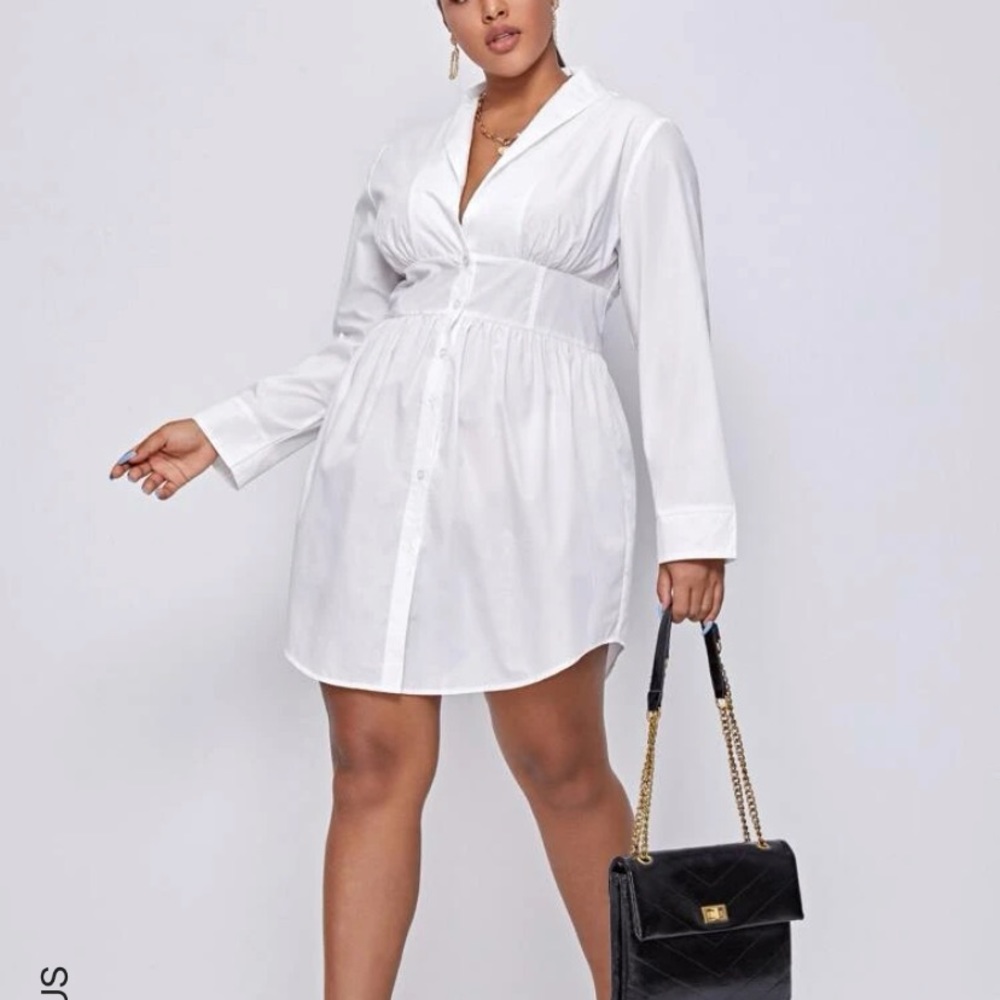 White SHEIN dress